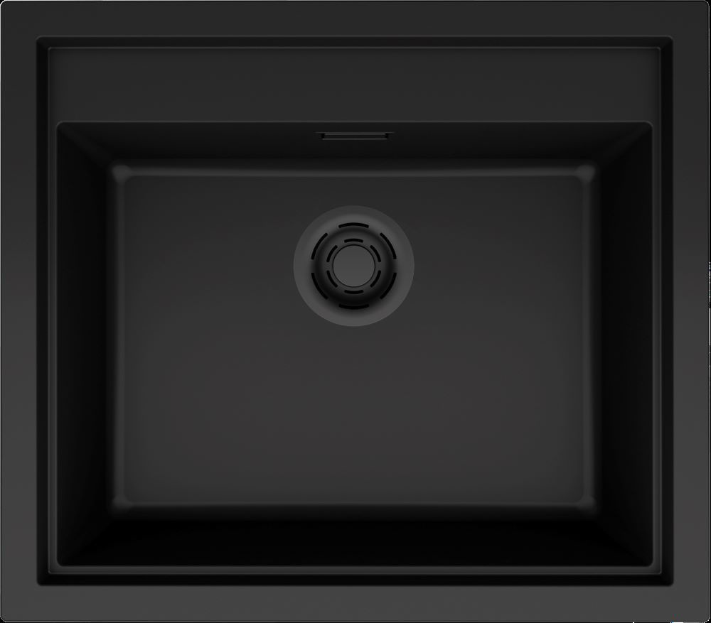 Obrazek Zlewozmywak SINTESI 105 K86 + czarny odpływ