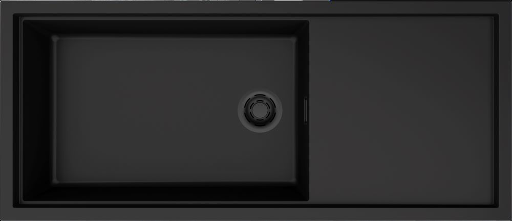 Obrazek Zlewozmywak SINTESI 510 K86 + czarny odpływ
